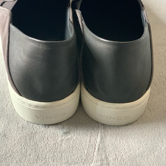 Vince Garvey Gray Suede Slip On Sneakers Size 9.5 - Picture 6 of 7